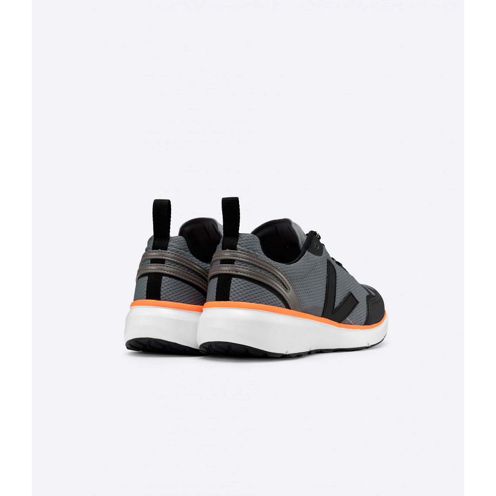 Pantofi Dama Veja CONDOR 2 ALVEOMESH Black/Orange | RO 490JPQ